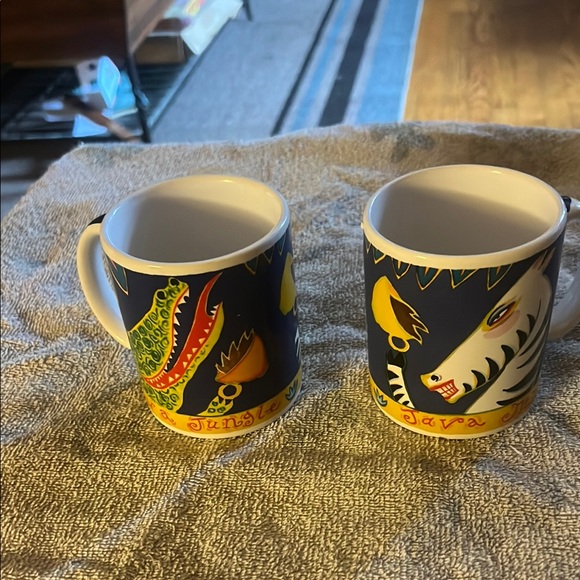 Colorful Jungle Design Mugs - Picture 1 of 3